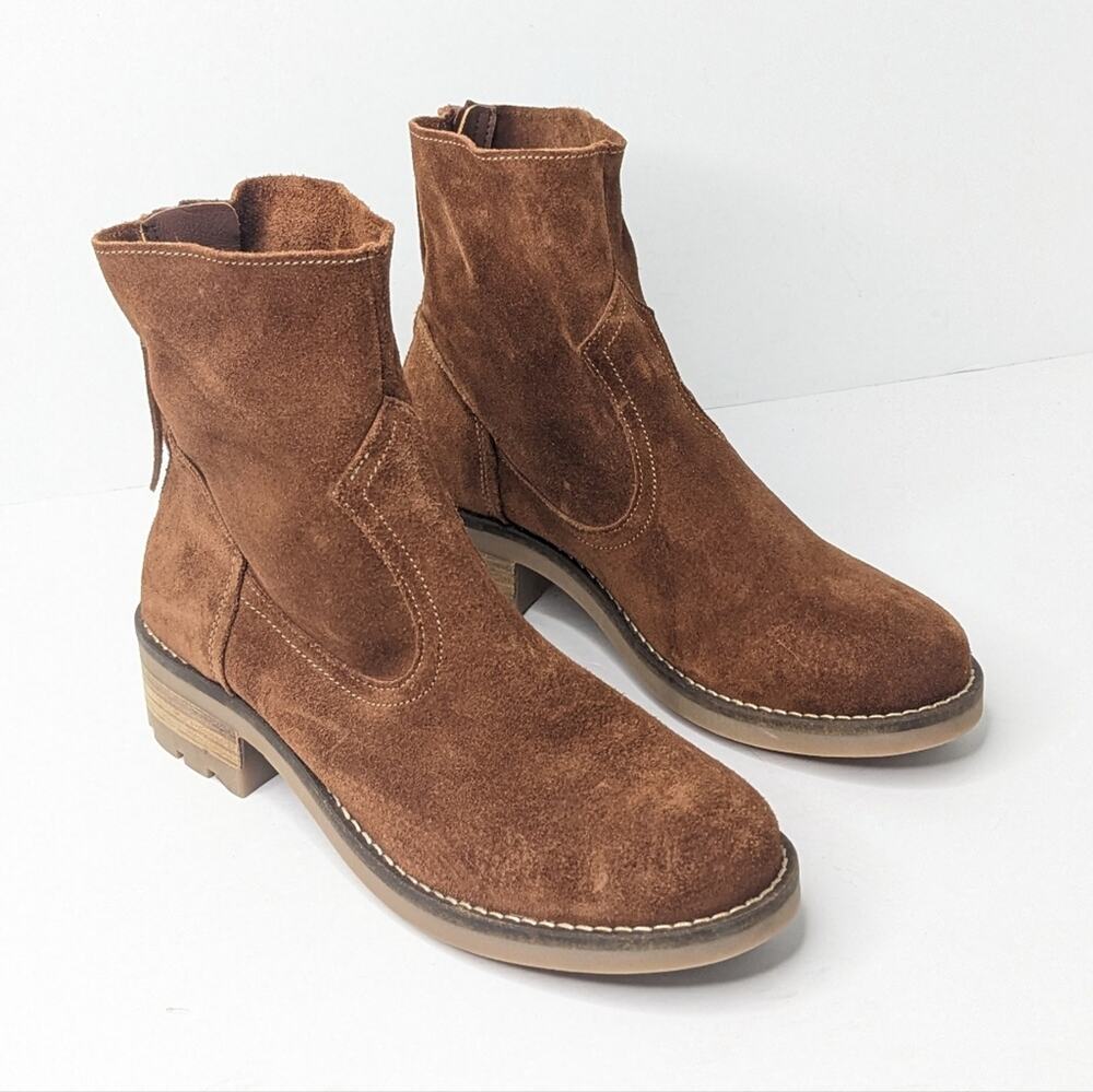 Antonio De Falia Mila Ankle Boots, Brown Suede, Women's 6.5